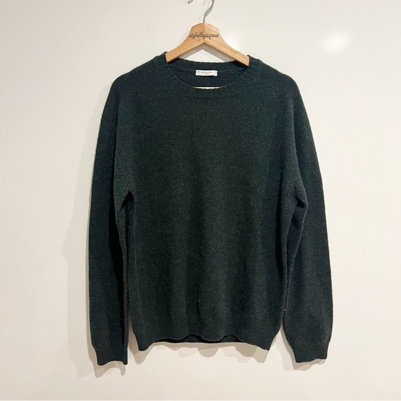 BOGLIOLI GREEN WOOL-CASHMERE SWEATER - Picture 4 of 10